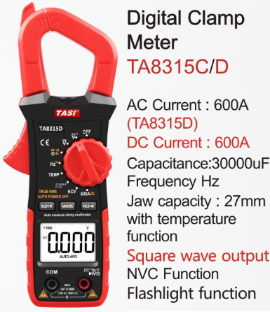 TA-8315D True RMS Clampmeter
