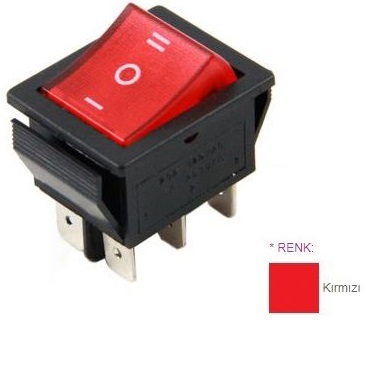 TRC41-105 Iluminated Switch ON-OFF-ON 6P