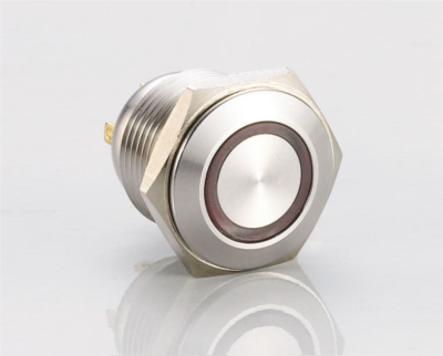 EJ19-2A1A Metal Button Momentary Iluminated NO