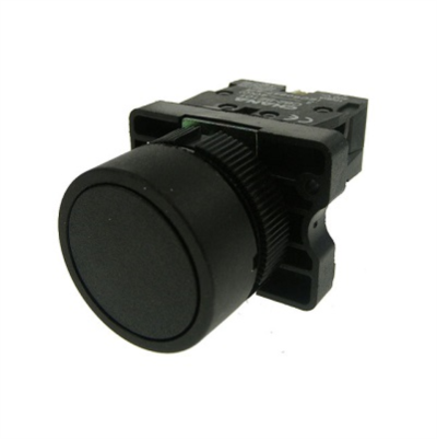 XB2-EA21 22mm Momentary Button Black 1NO