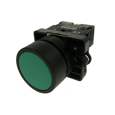 XB2-EA31 22mm Momentary Button Green 1NO