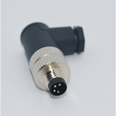 SL08-M04D M8 4 Pin 90° Erkek Konnektör