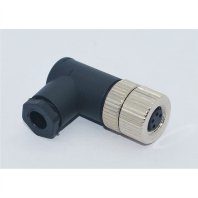 SL08-F04D M8 4 Pin 90° Dişi Konnektör