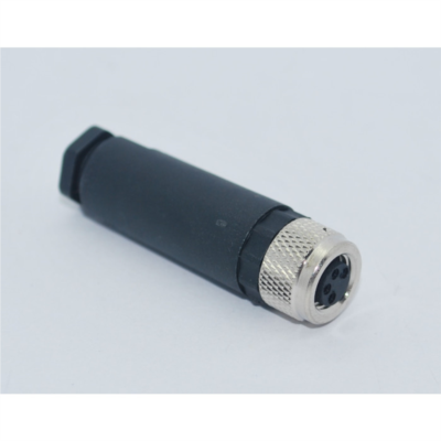 SL08-F04S M8 4 Pin Düz Dişi Konnektör