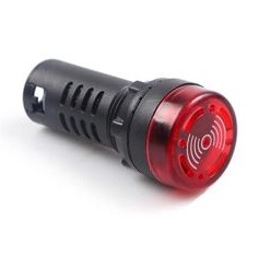 AD22-16SM-R 16mm Işıklı Buzzer Kırmızı